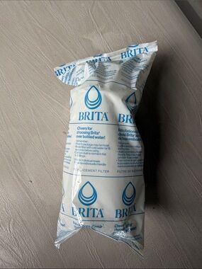 Brita White Filter Wrap with Blue Logo